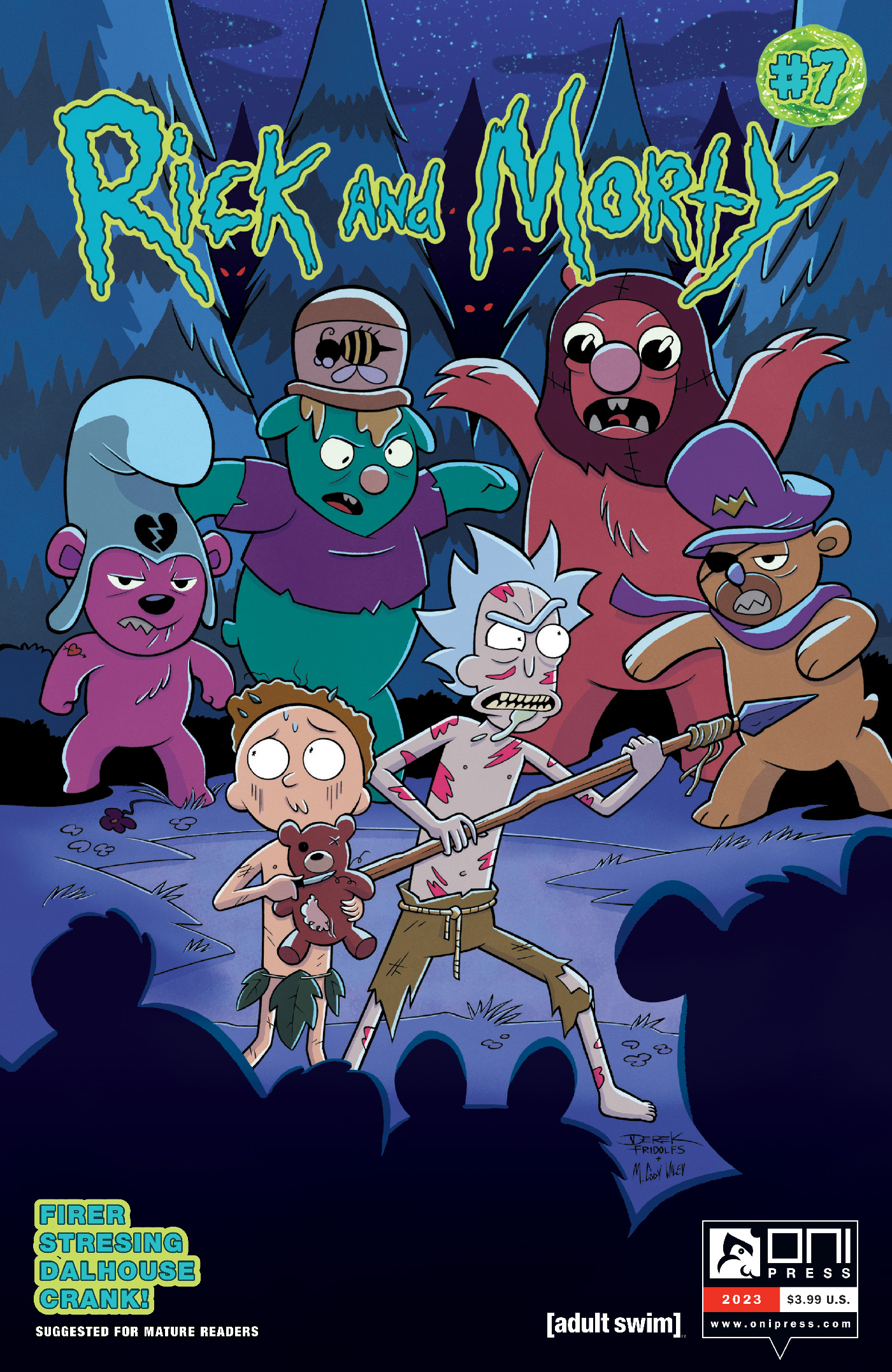 Rick and Morty #7 Cover C Derek Fridolfs & M Cody Wiley Variant (Mature) (2023)