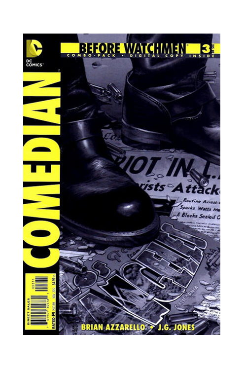 Before Watchmen Comedian #3 Combo Pack