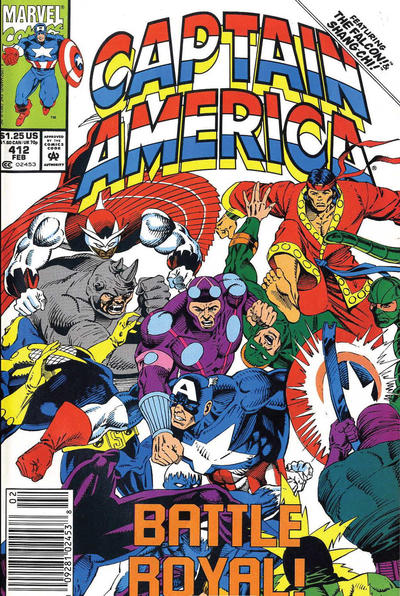 Captain America #412 [Newsstand]-Good (1.8 – 3)