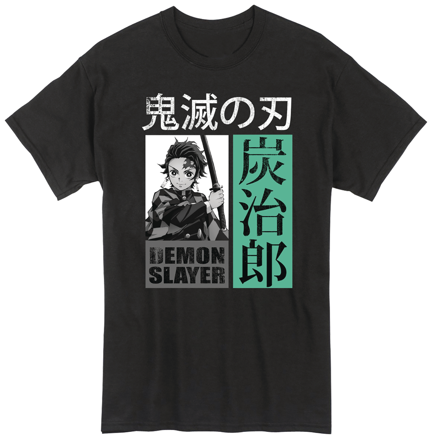 Demon Slayer Tanjiro Black T-Shirt Small