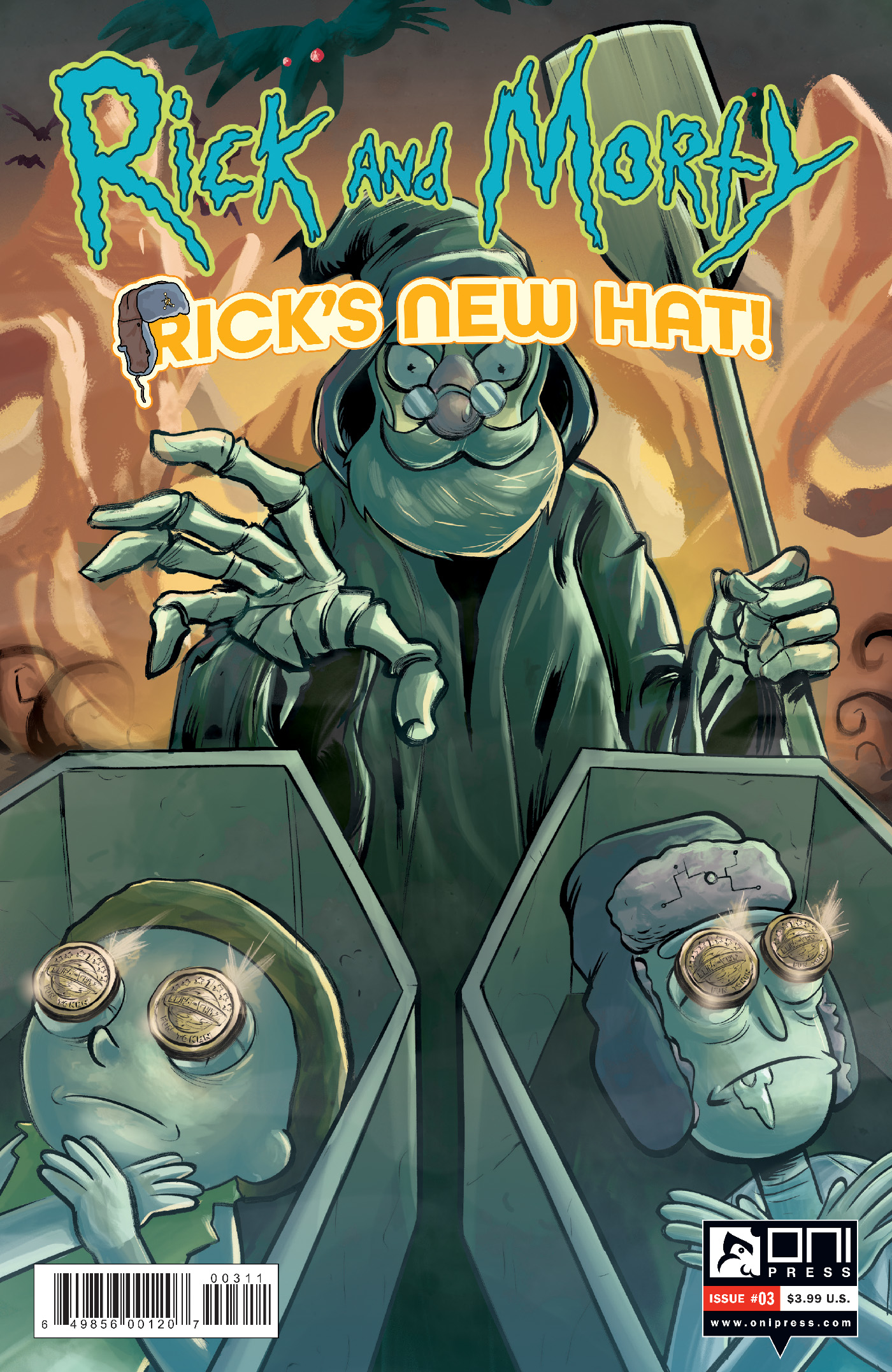 Rick and Morty Ricks New Hat #3 Cover A Stresing