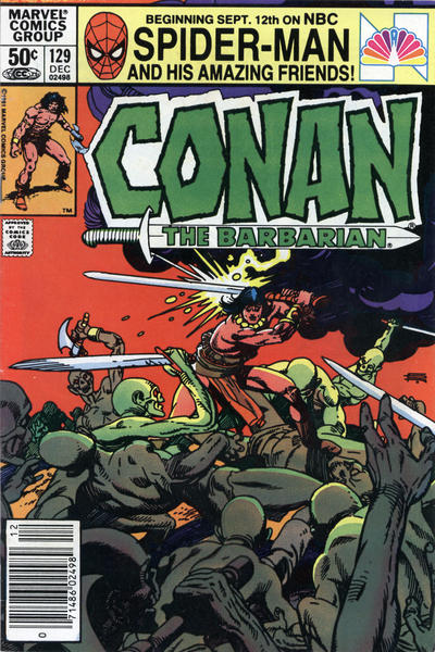 Conan The Barbarian #129 [Newsstand]-Very Fine (7.5 – 9)