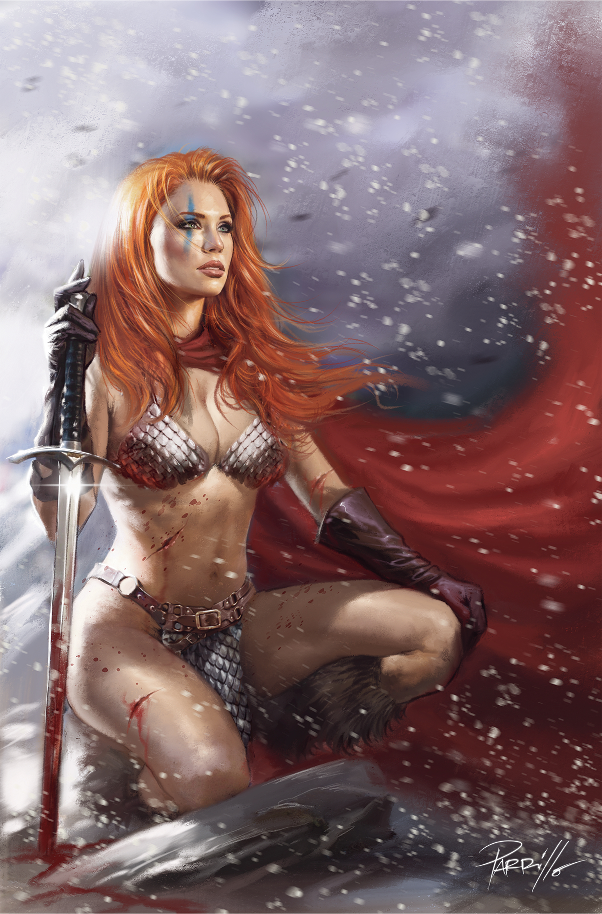 Red Sonja 2023 #5 Cover L Parrillo Limited Virgin