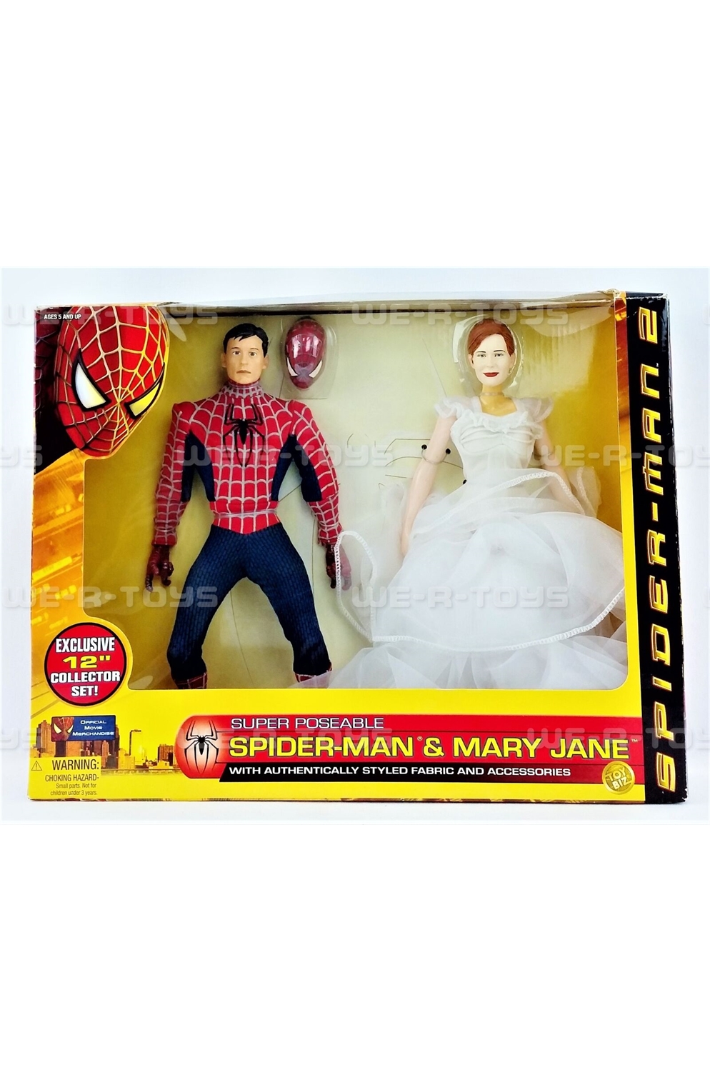 Toy Biz 2004 Spider-Man & Mary Jane Exclusive 12" Collector Set