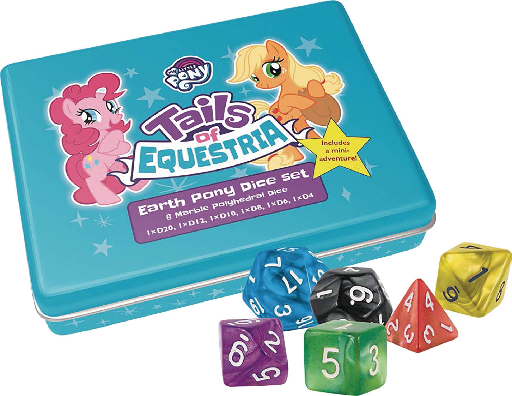 Dice and Gaming Accessories Game-Specific Dice Sets: My Little Pony RPG:  Earth Pony Dice Set - Tower of Games