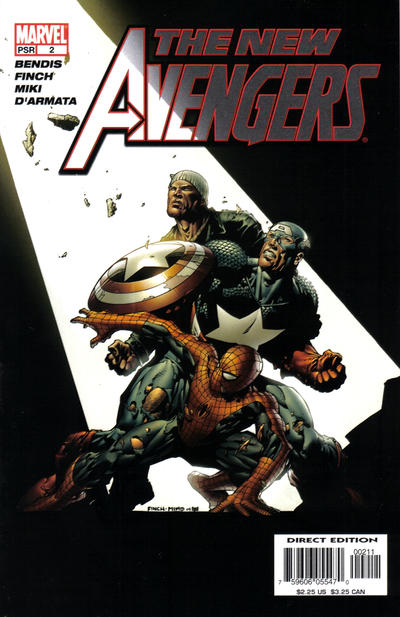 New Avengers #2 [Direct Edition](2005)-Very Fine (7.5 – 9)