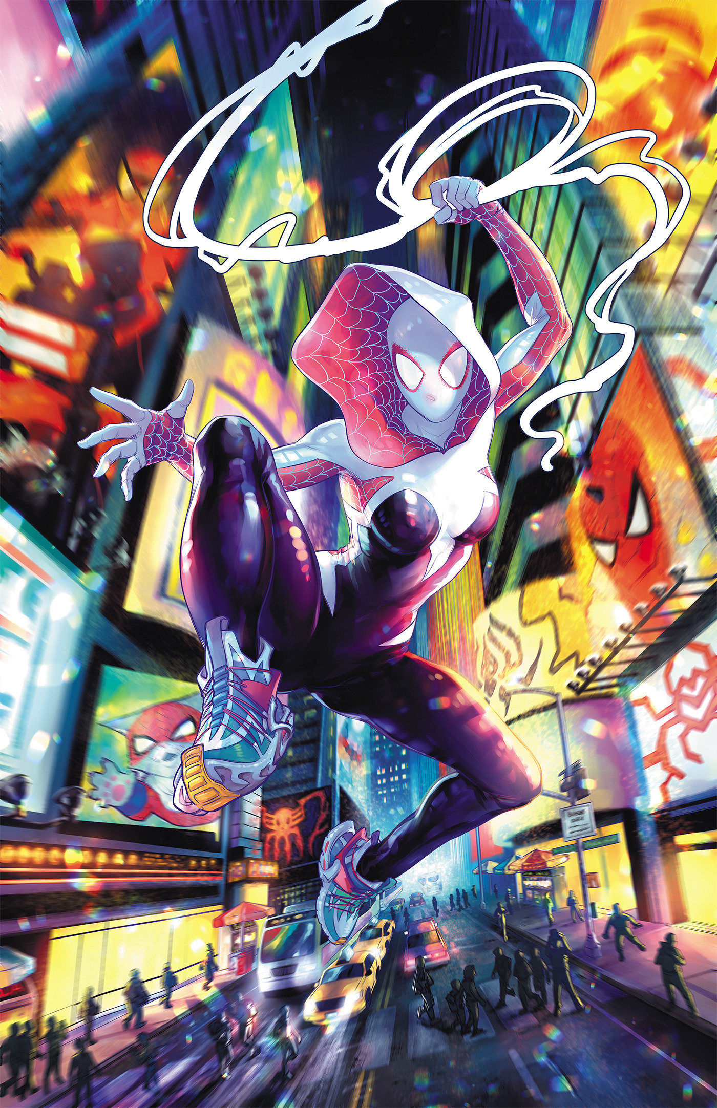 Spider-Society #3 Meghan Hetrick Spider-Gwen Virgin Variant 1 for 50 Incentive