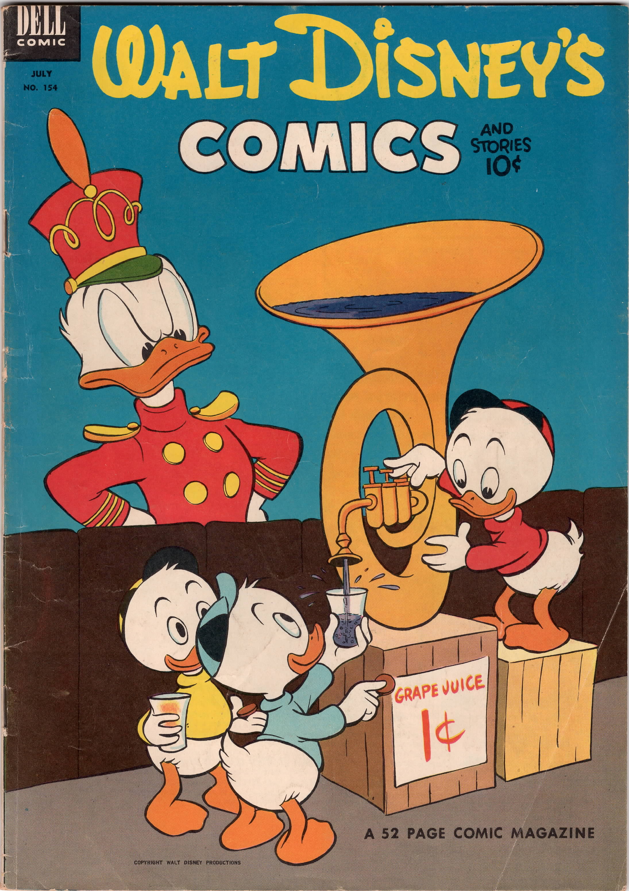 Walt Disney's Comics & Stories #154