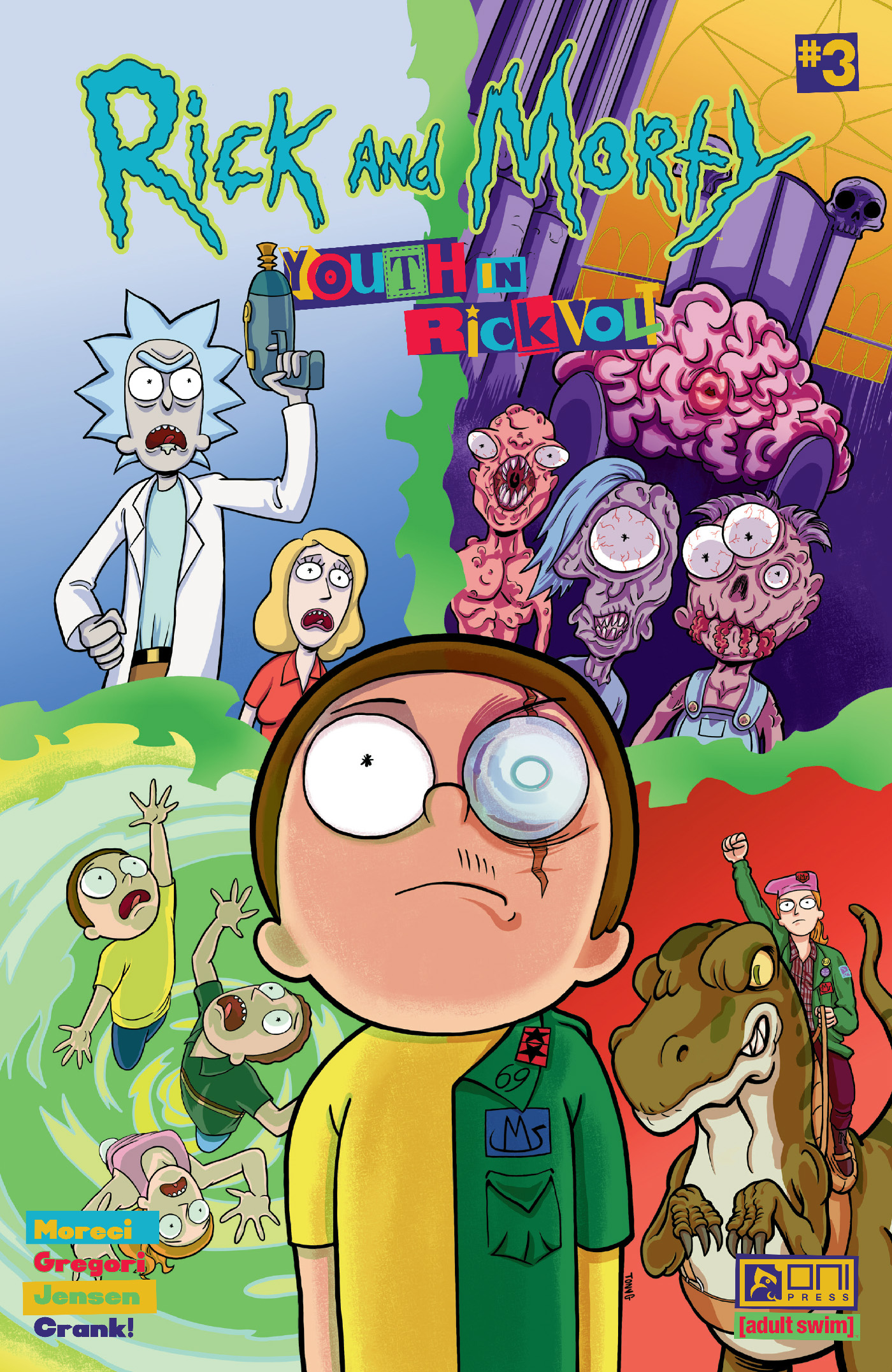 Rick and Morty Youth in Rickvolt #3 Cover A Tony Gregori (Mature) (Of 4)