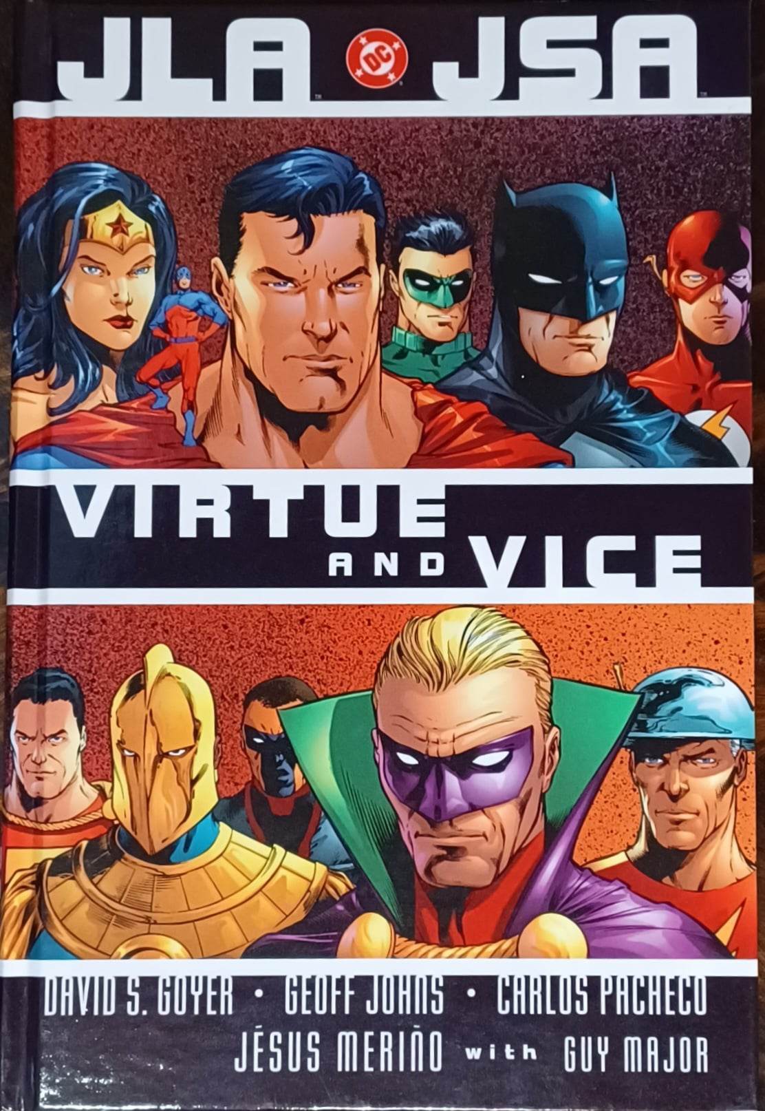 JLA JSA Virtue and Vice Hardcover Graphic Novel