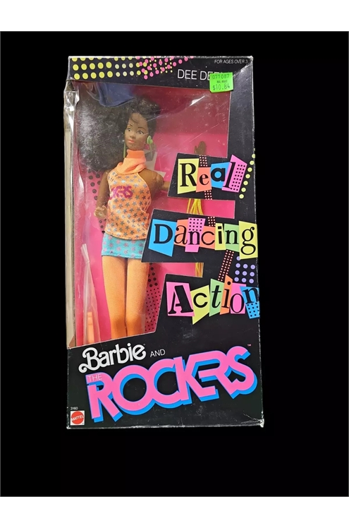 1986 Barbie And The Rockers Dee Dee Real Dancing Action Doll Mattel 3160