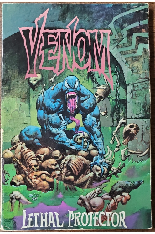 Venom Lethal Protector Graphic Novel (Marvel 1993) Used - Good