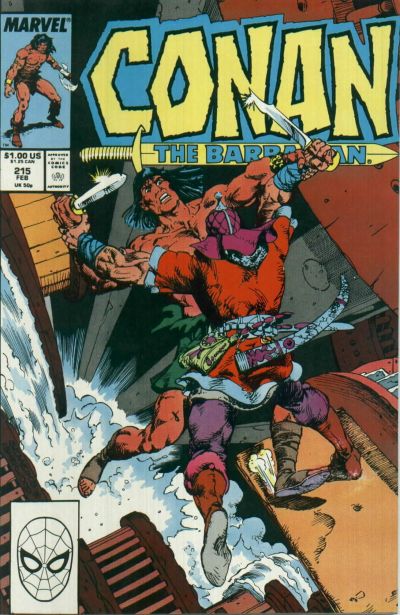 Conan The Barbarian #215 [Direct]-Fine (5.5 – 7)