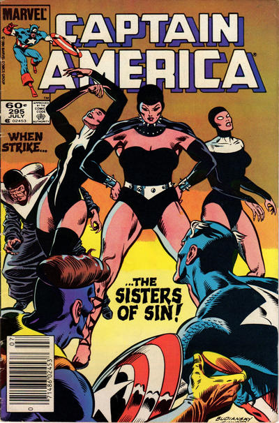 Captain America #295 [Newsstand]-Fine (5.5 – 7)