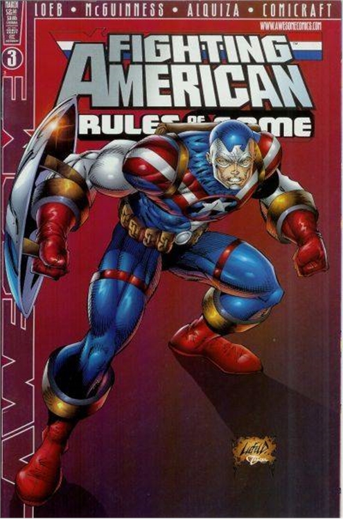 Fighting American Rules of The Game #3 Cover B (1997)- Vf 8.0