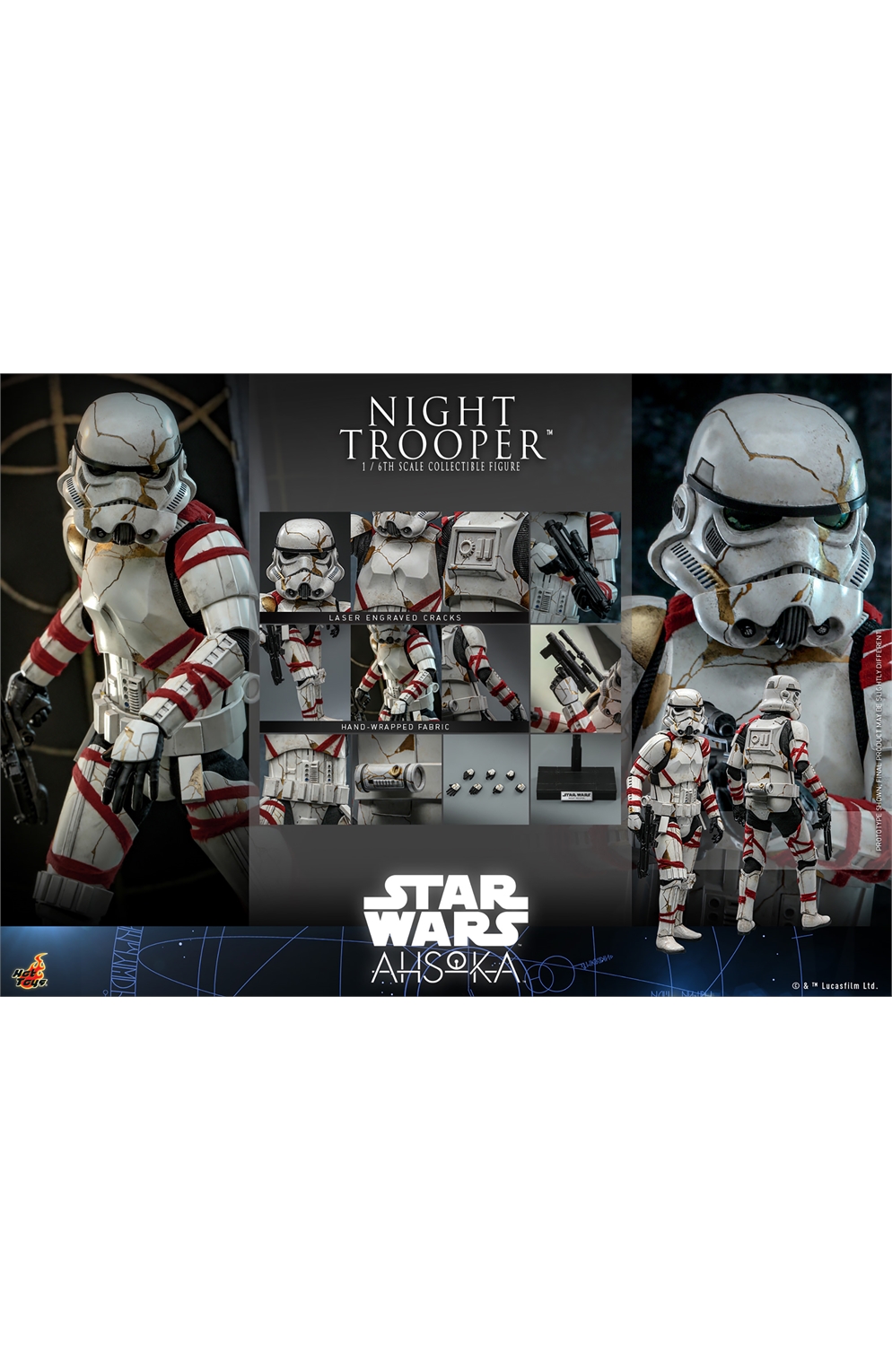 Night Trooper (Ahsoka) Sixth Scale Figure By Hot Toys