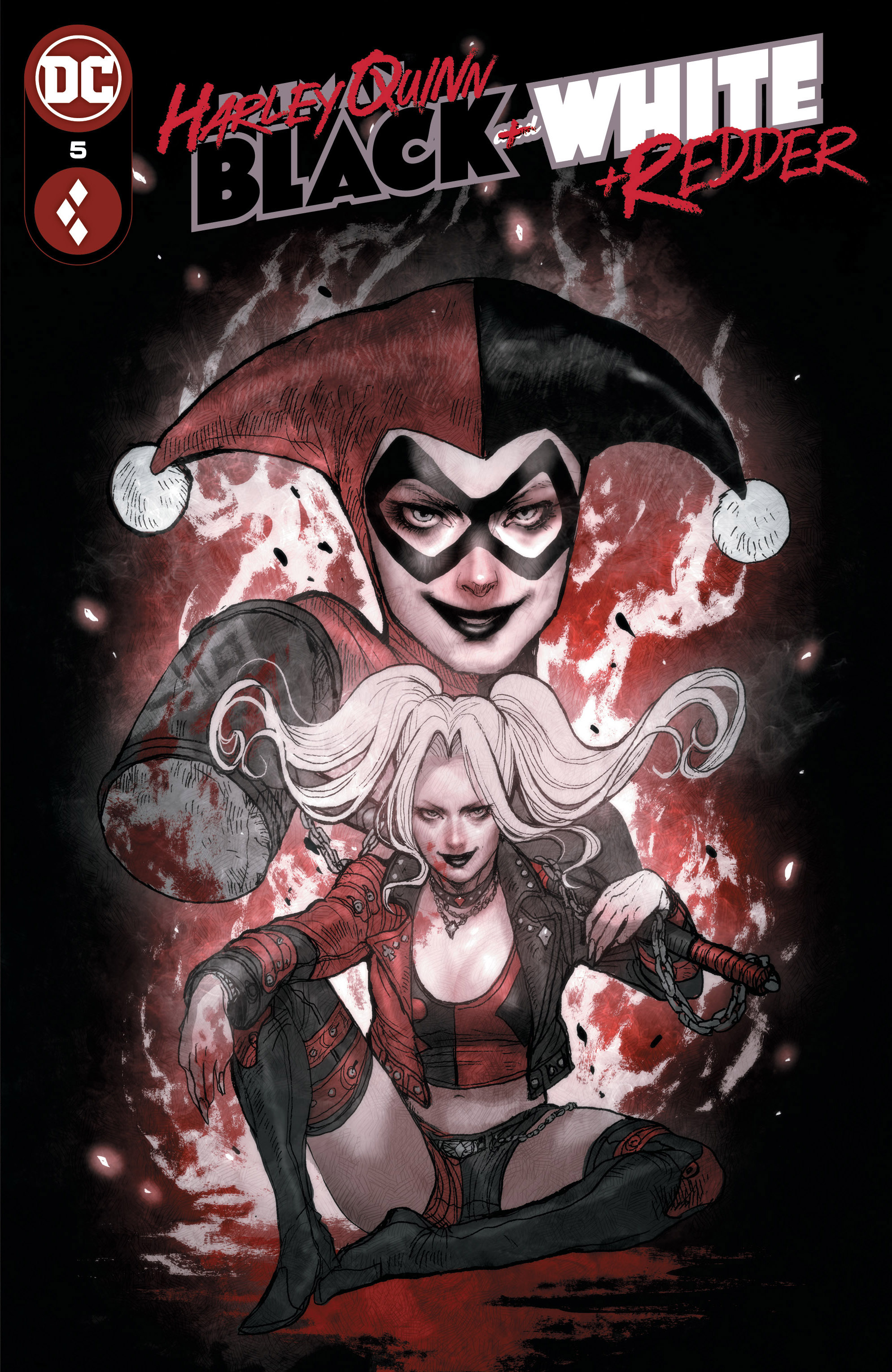 Harley Quinn Black White Redder #5 Cover A Sana Takeda (Of 6)