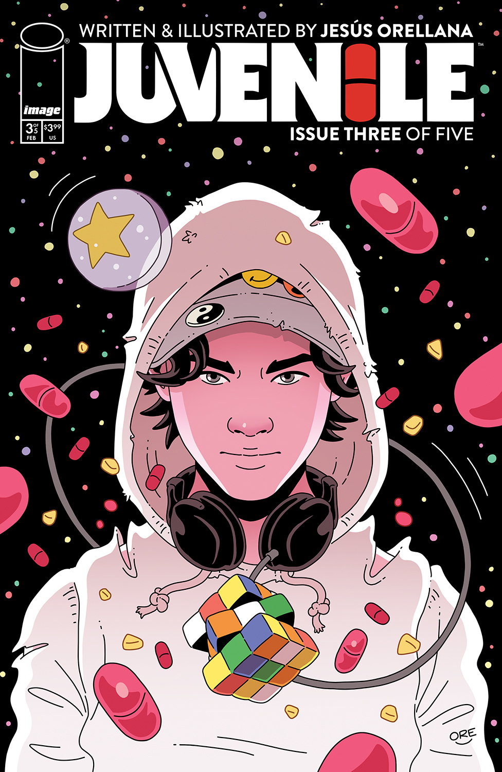 Juvenile #3 Cover B Jesus Orellana Rubiks Cube Variant (Of 5)