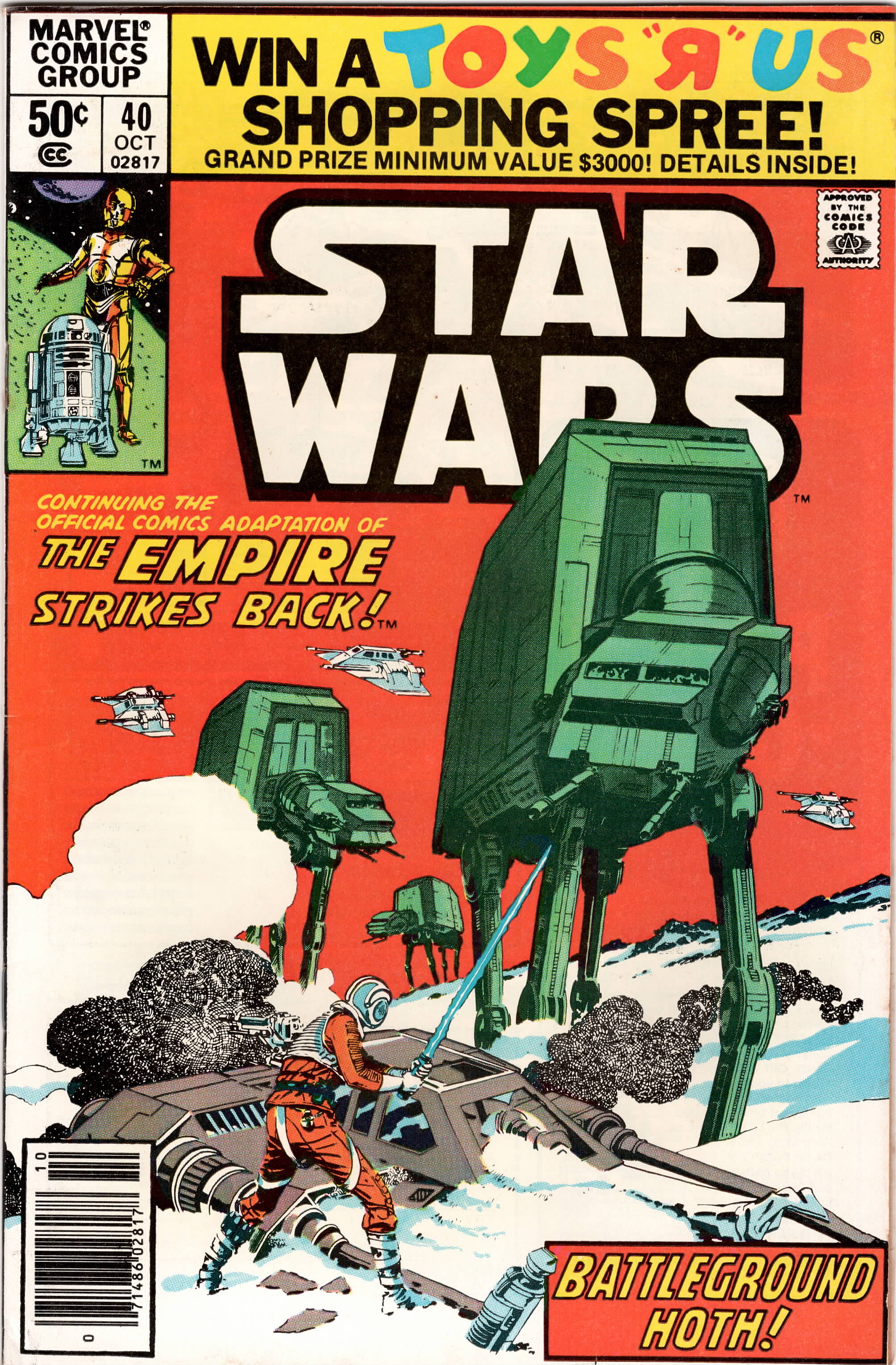 Star Wars (1977) #040 Newsstand Variant