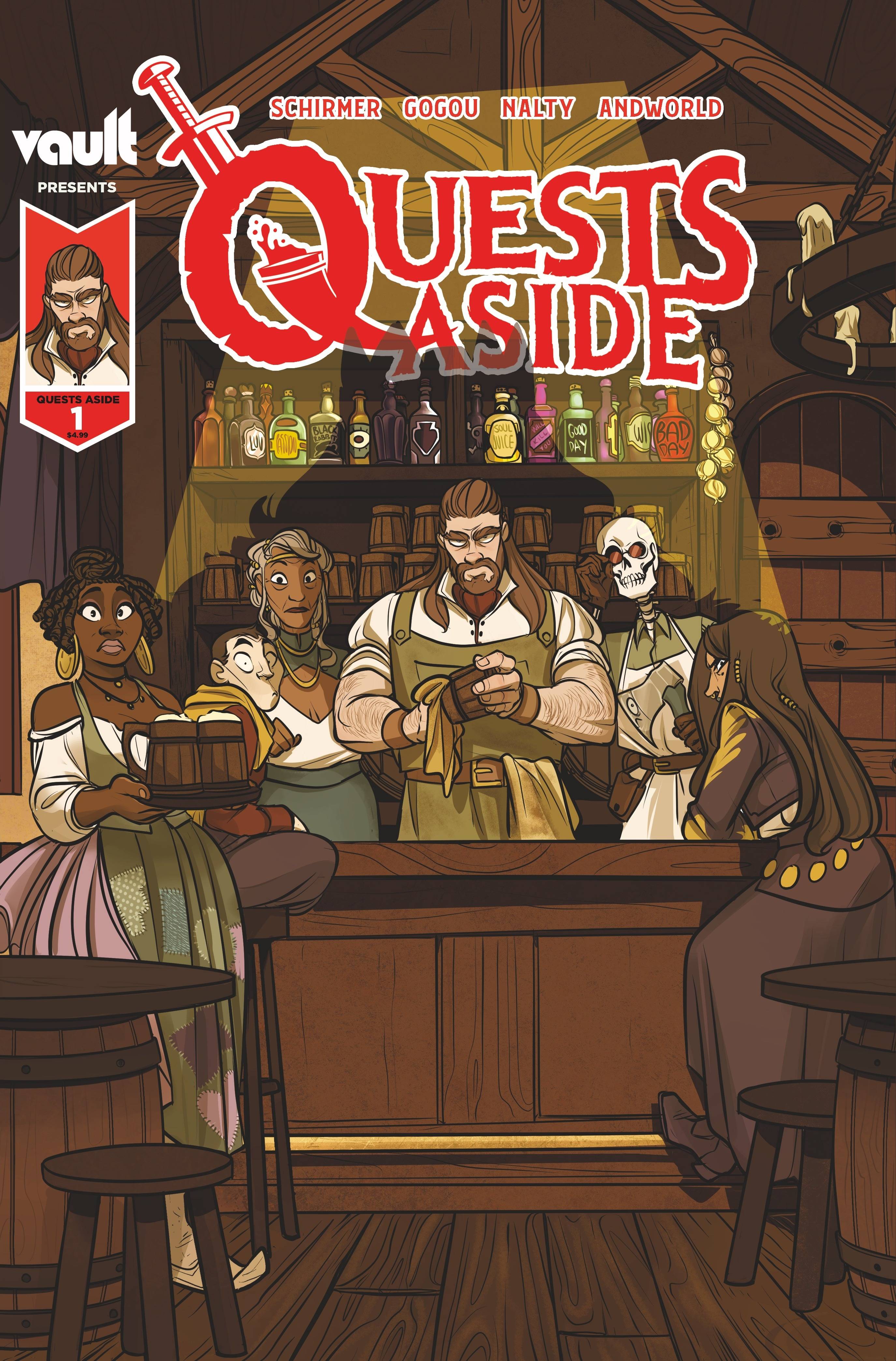 Quests Aside #1 Cover E Parker 1 for 25 Incentive