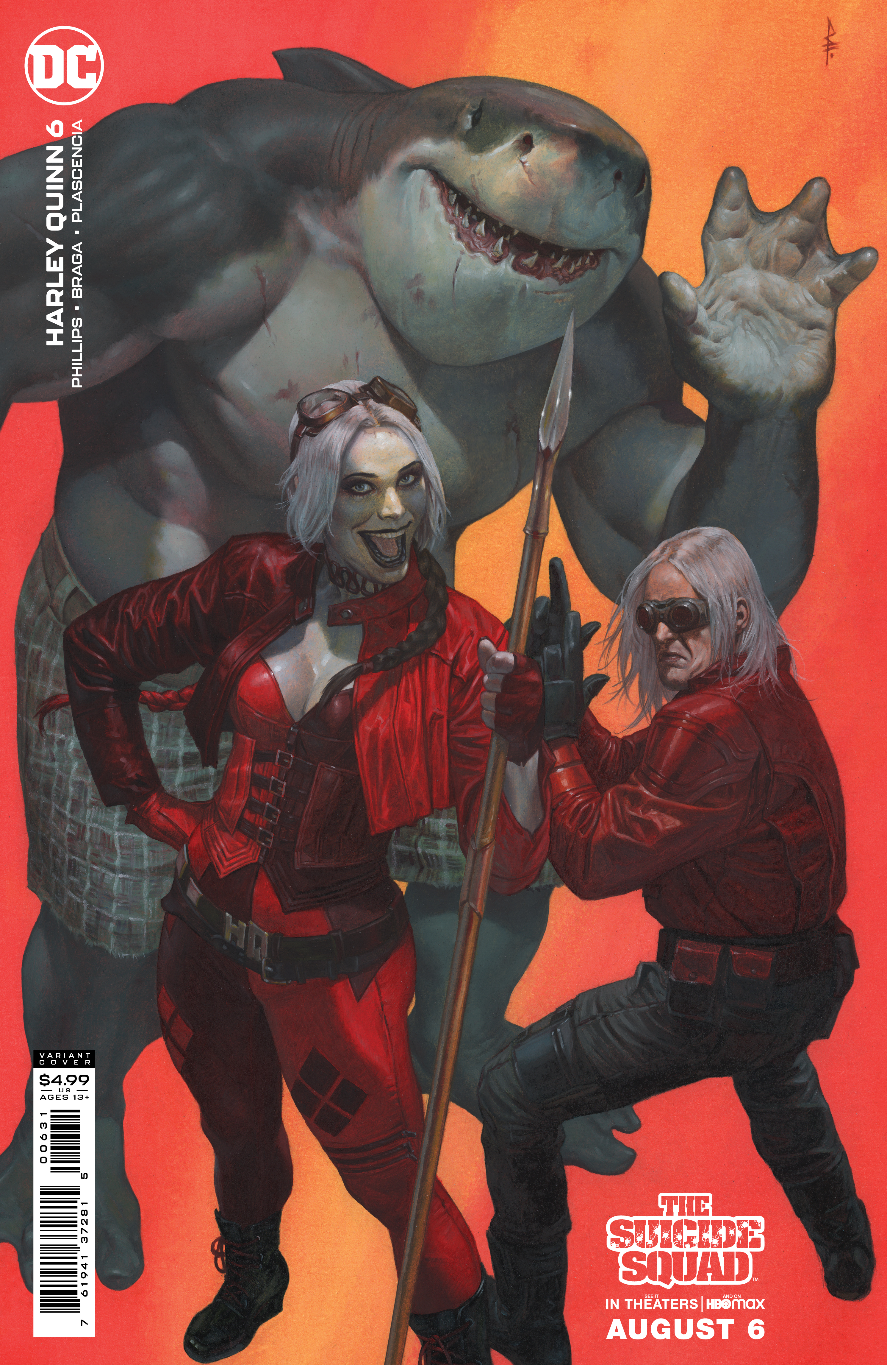 Harley Quinn #6 Cover C Riccardo Federici The Suicide Squad Movie Card Stock Variant (2021)