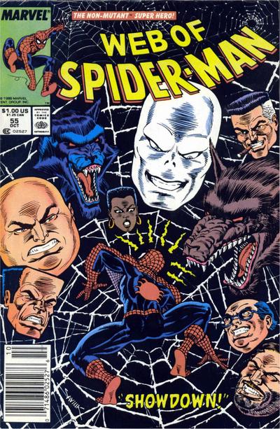 Web of Spider-Man #55 [Newsstand] - Fn/Vf