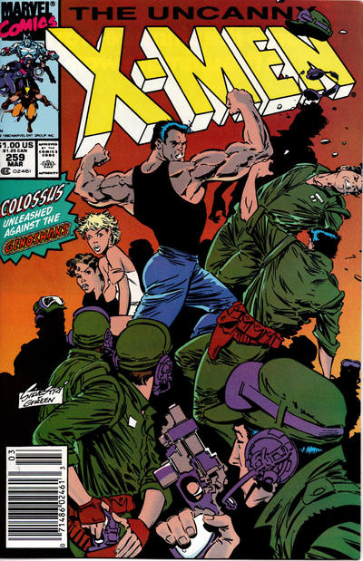The Uncanny X-Men #259 [Newsstand] - Fn- 5.5