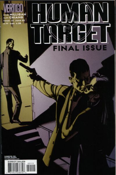 Human Target #21-Very Fine (7.5 – 9) Final Issue.