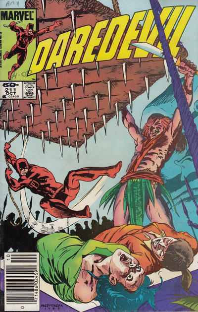 Daredevil #211 [Newsstand]-Fine (5.5 – 7)