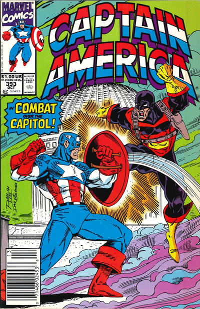 Captain America #393 [Newsstand]-Fine (5.5 – 7)