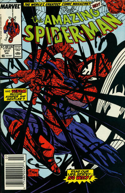 The Amazing Spider-Man #317 [Newsstand]-Very Good 