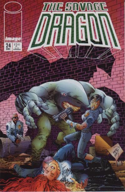 Savage Dragon #24 [Direct]-Fine (5.5 – 7)