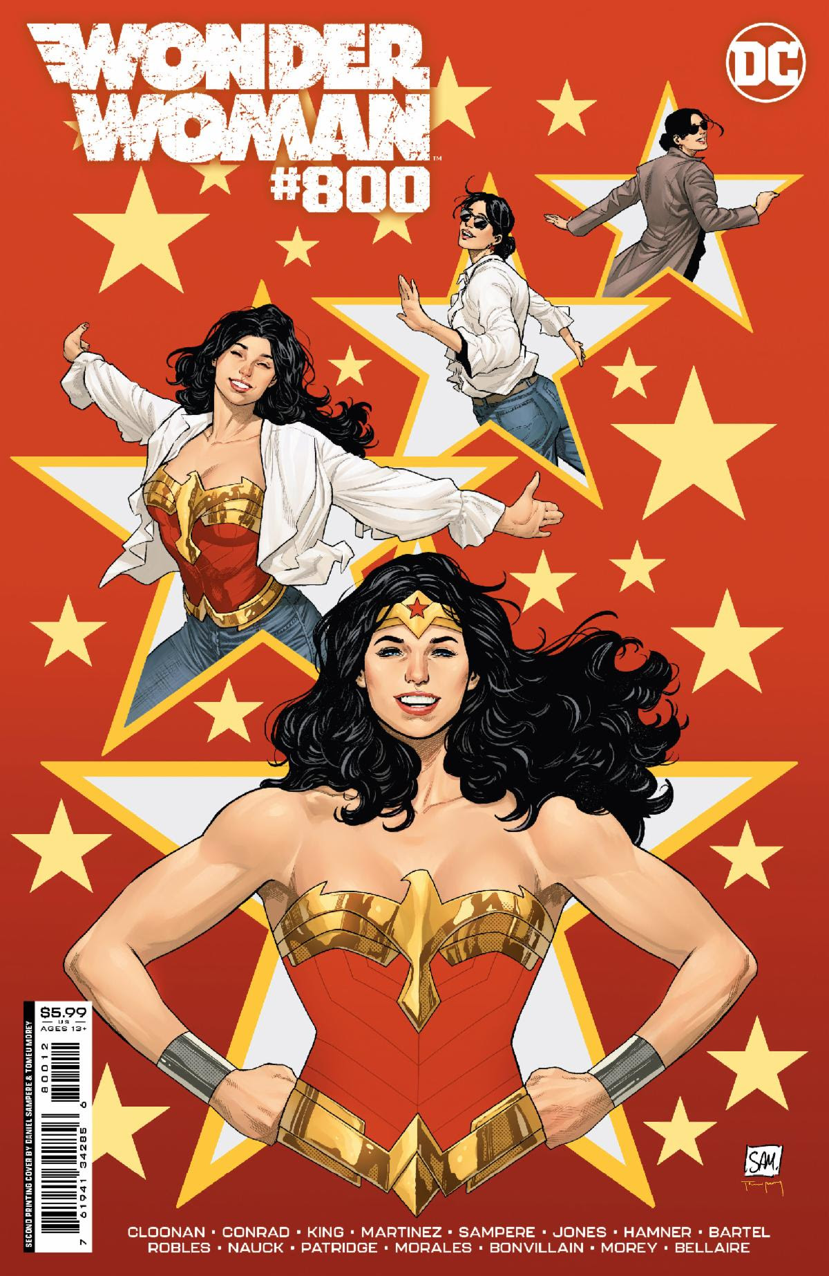 Wonder Woman #800 Second Printing Cover A Daniel Sampere