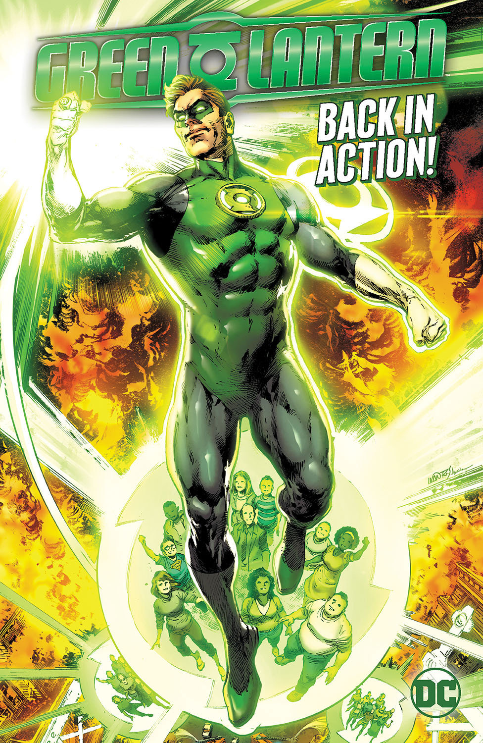 Green Lantern Graphic Novel Volume 1 Back In Action Direct Market Exclusive Ivan Reis Variant (2023)