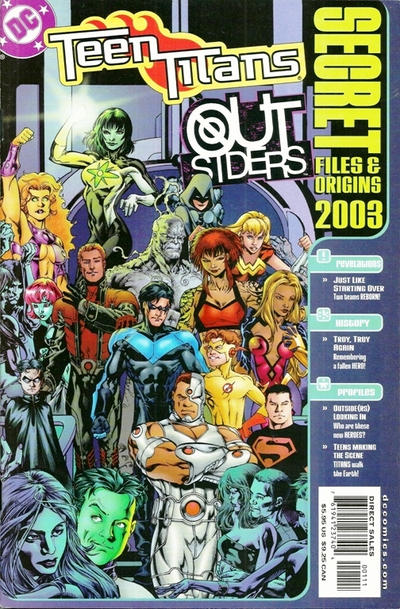 Teen Titans Outsiders Secret Files 2003