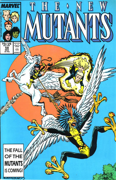 The New Mutants #58 [Direct]-Very Good (3.5 – 5)