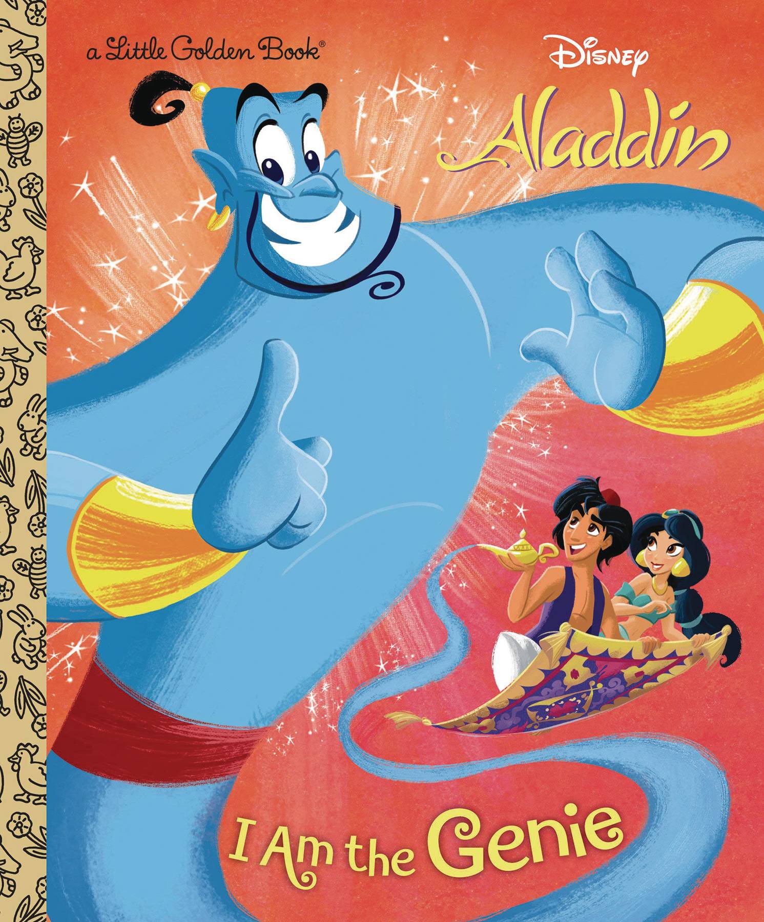 I Am The Genie Disney Aladdin Little Golden Book