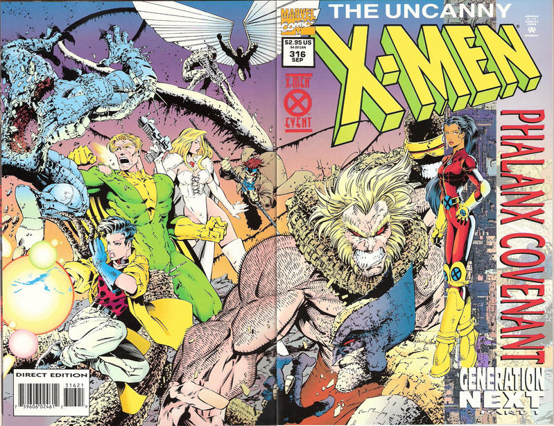 The Uncanny X-Men #316 [Enhanced Cover, Newstand] - Vf-