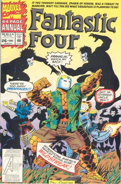 Fantastic Four Annual #26 [Direct]-Fine (5.5 – 7)