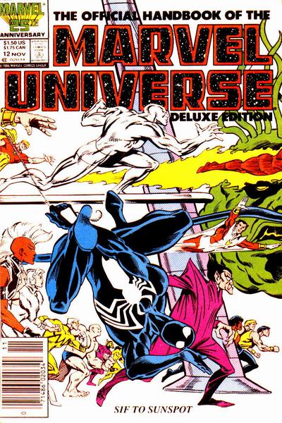 The Official Handbook of The Marvel Universe Deluxe Edition #12 [Newsstand]-Very Good (3.5 – 5)