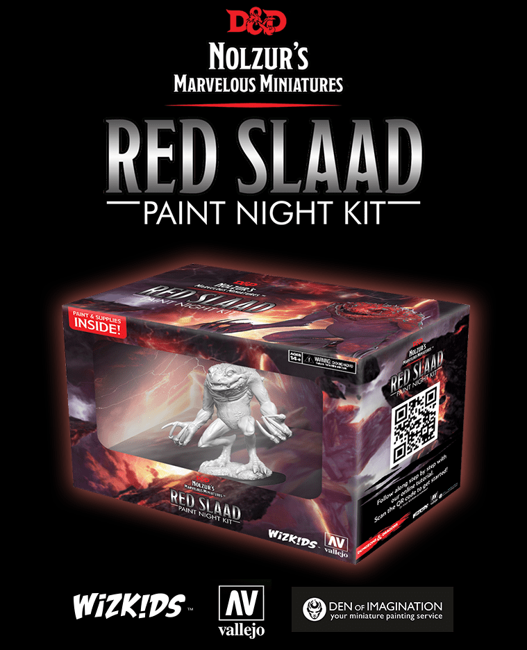Dungeons & Dragons Nolzurs Marvelous Mini Paint Night Kit Red Slaad