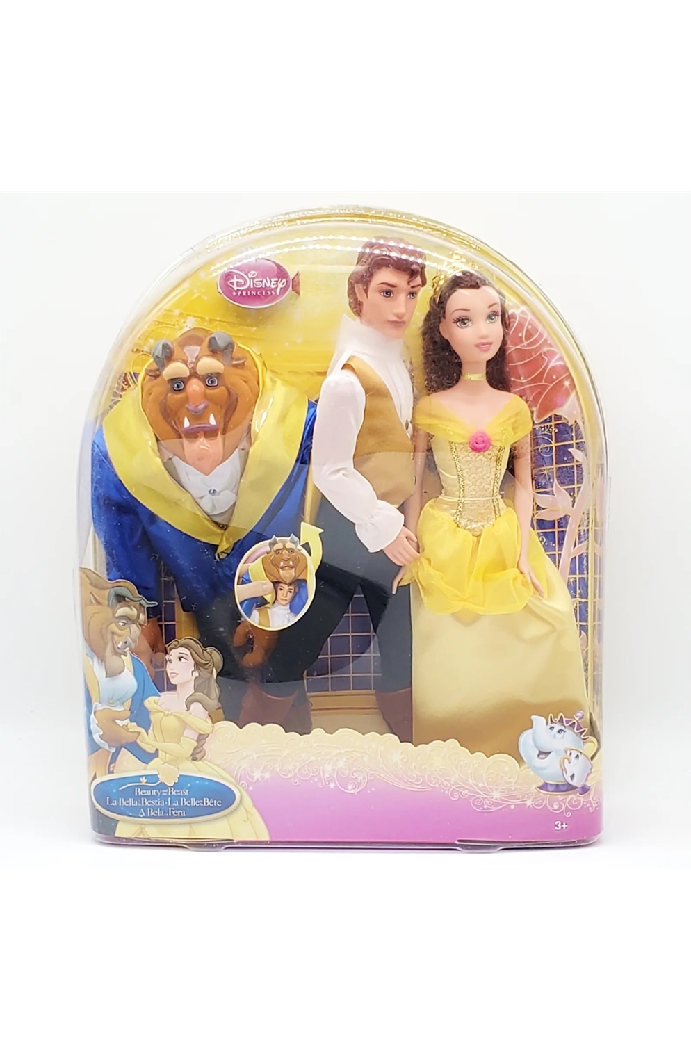 Disney 2009 Beauty And The Beast Doll Set European Edition 