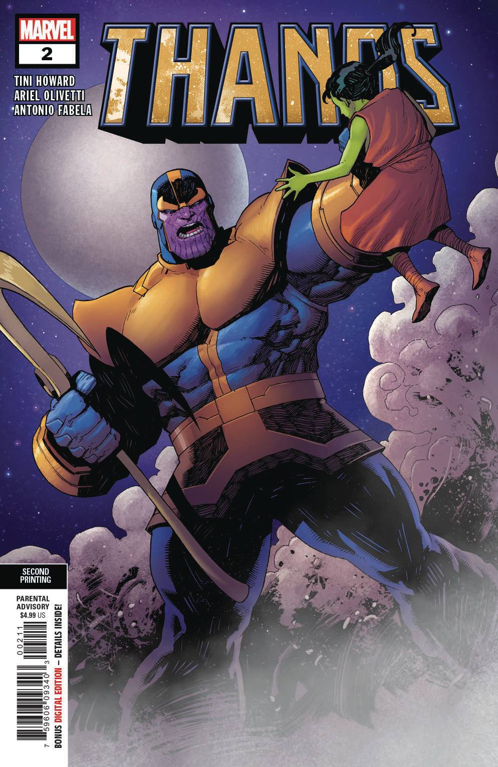 Thanos #2 2nd Printing Olivetti Variant (Of 6)