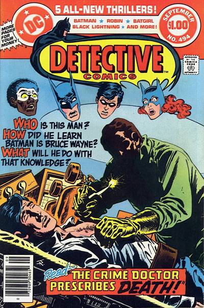 Detective Comics #494 - Vg 4.0