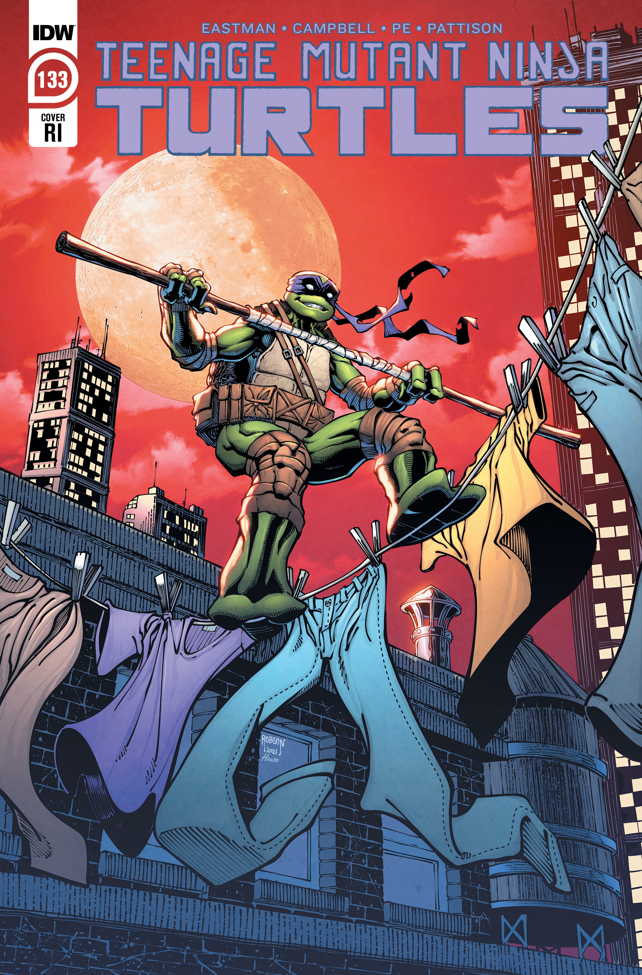 Teenage Mutant Ninja Turtles Ongoing #133 Cover C 1 for 10 Incentive Whalen (2011)