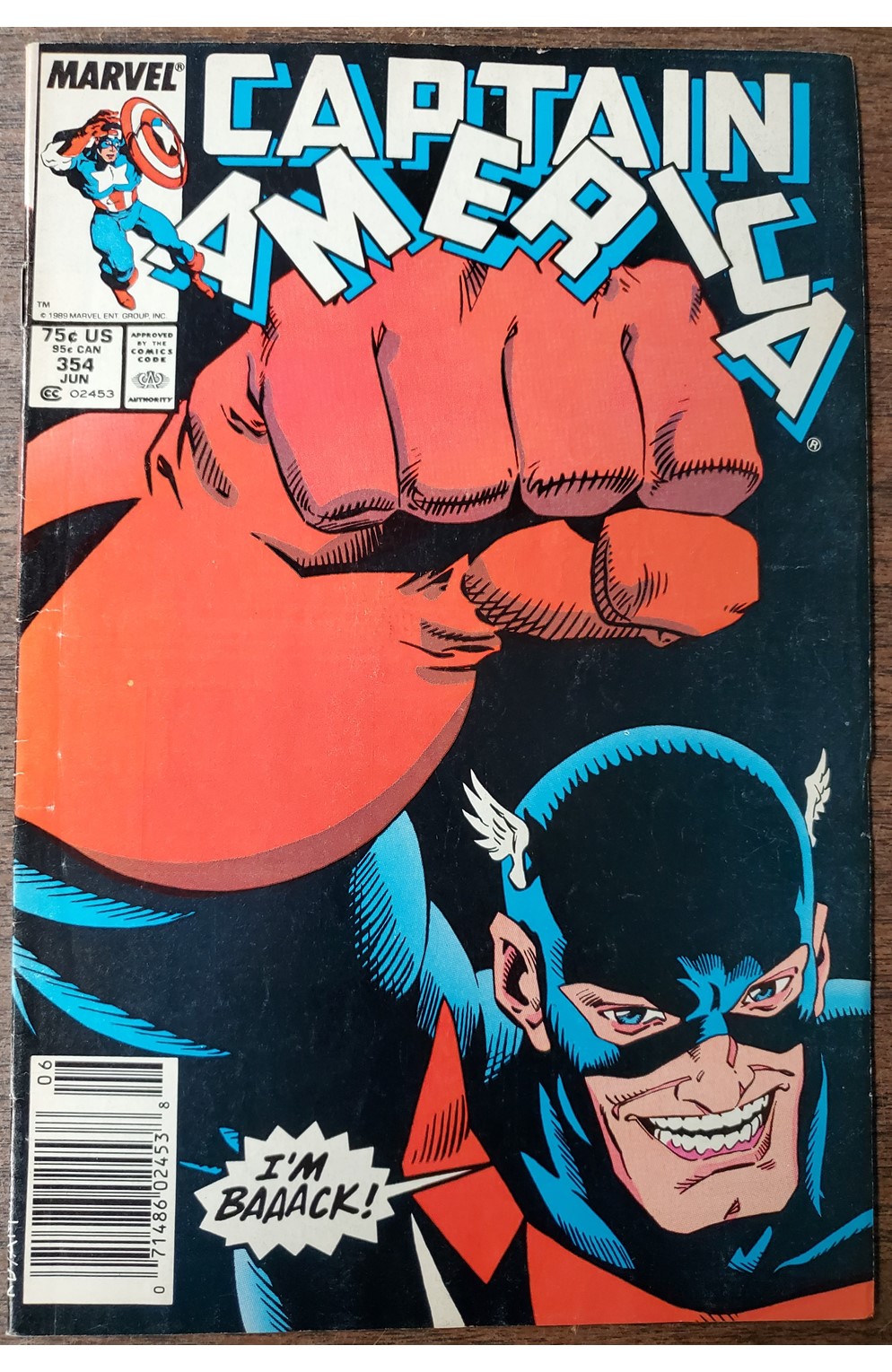 Captain America #354 (Marvel ) 1st App of Usagent