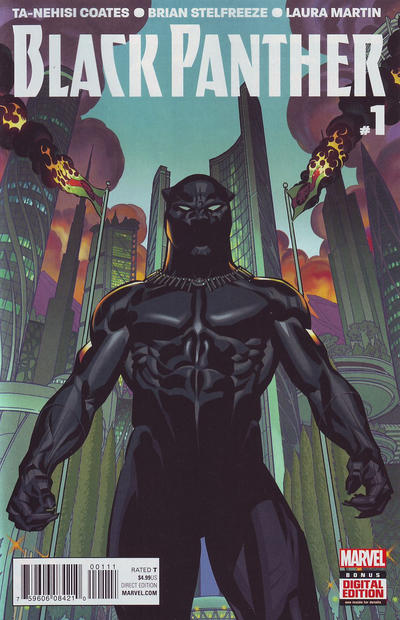 Black Panther #1-Near Mint (9.2 - 9.8)  First Written Work In The Comic Industry By Ta-Nehisi Coates