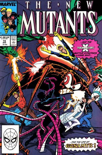 The New Mutants #74 [Direct]-Very Good (3.5 – 5)