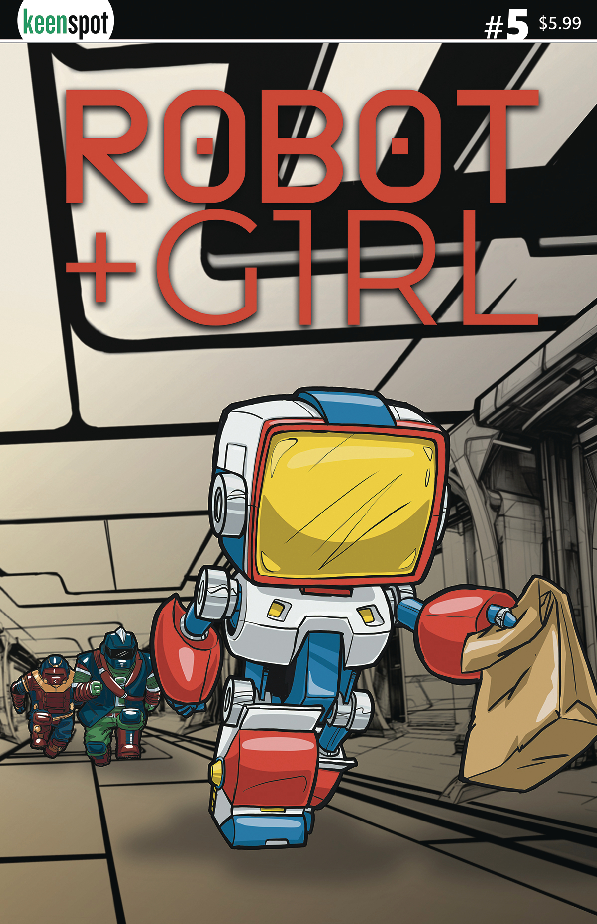 Robot + Girl #5 Cover A Mike White