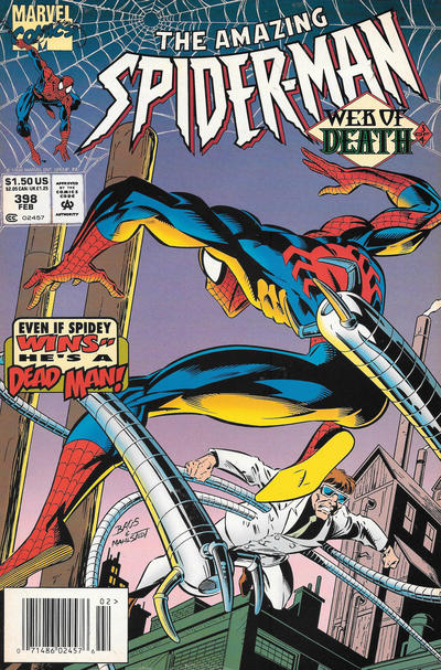 The Amazing Spider-Man #398 [Newsstand]-Fine 